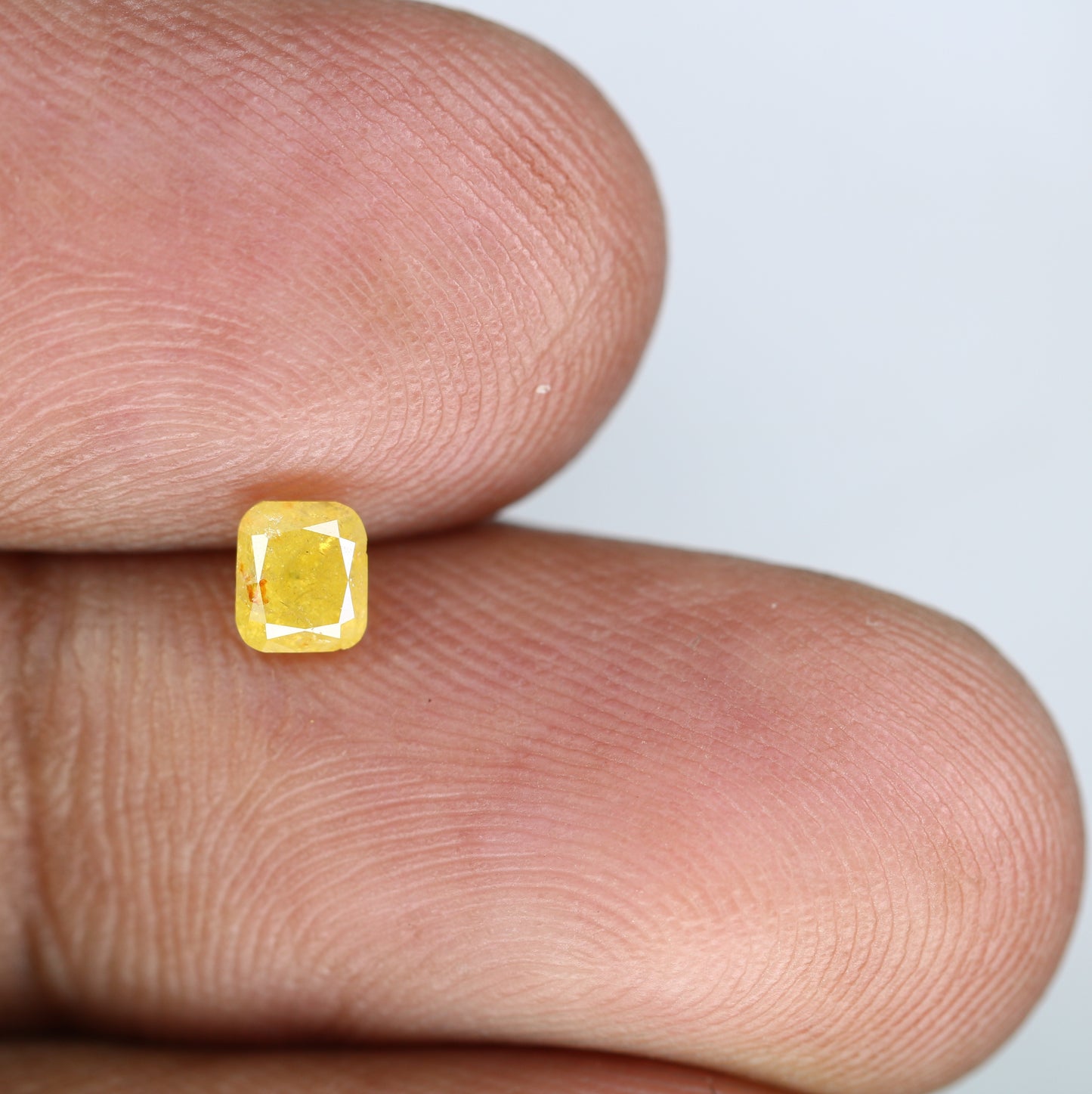 0.44 CT 4.20 MM Yellow Cushion Shape Natural Diamond for Wedding Ring and Custom Bridal Jewelry Design - JayKrishna Diamond