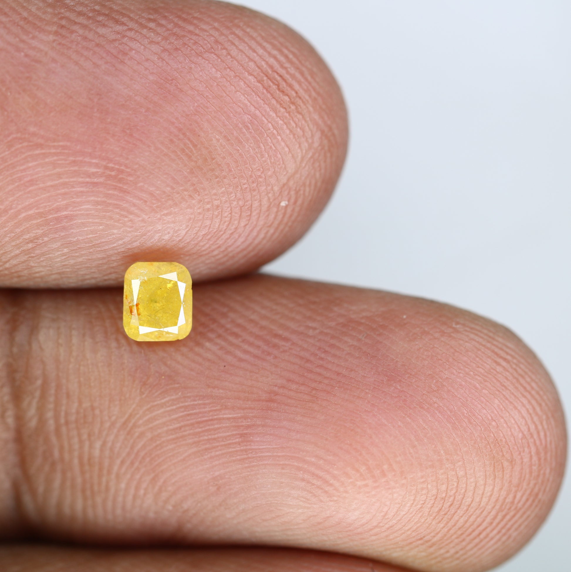 0.44 CT 4.20 MM Yellow Cushion Shape Natural Diamond for Wedding Ring and Custom Bridal Jewelry Design - JayKrishna Diamond