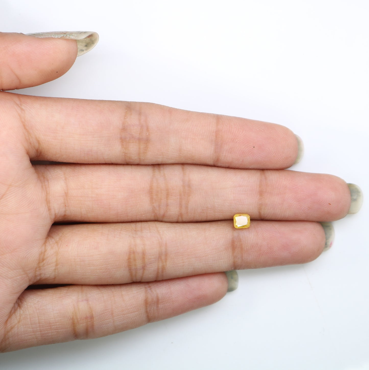0.44 CT 4.20 MM Yellow Cushion Shape Natural Diamond for Wedding Ring and Custom Bridal Jewelry Design - JayKrishna Diamond
