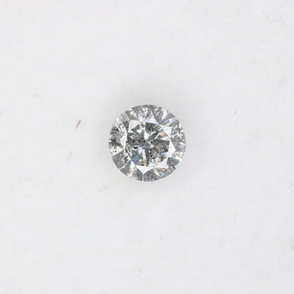 Unique 0.35 CT Salt & Pepper Round Brilliant Cut Diamond | Perfect for Engagement Rings | 4.50 MM - JayKrishna Diamond
