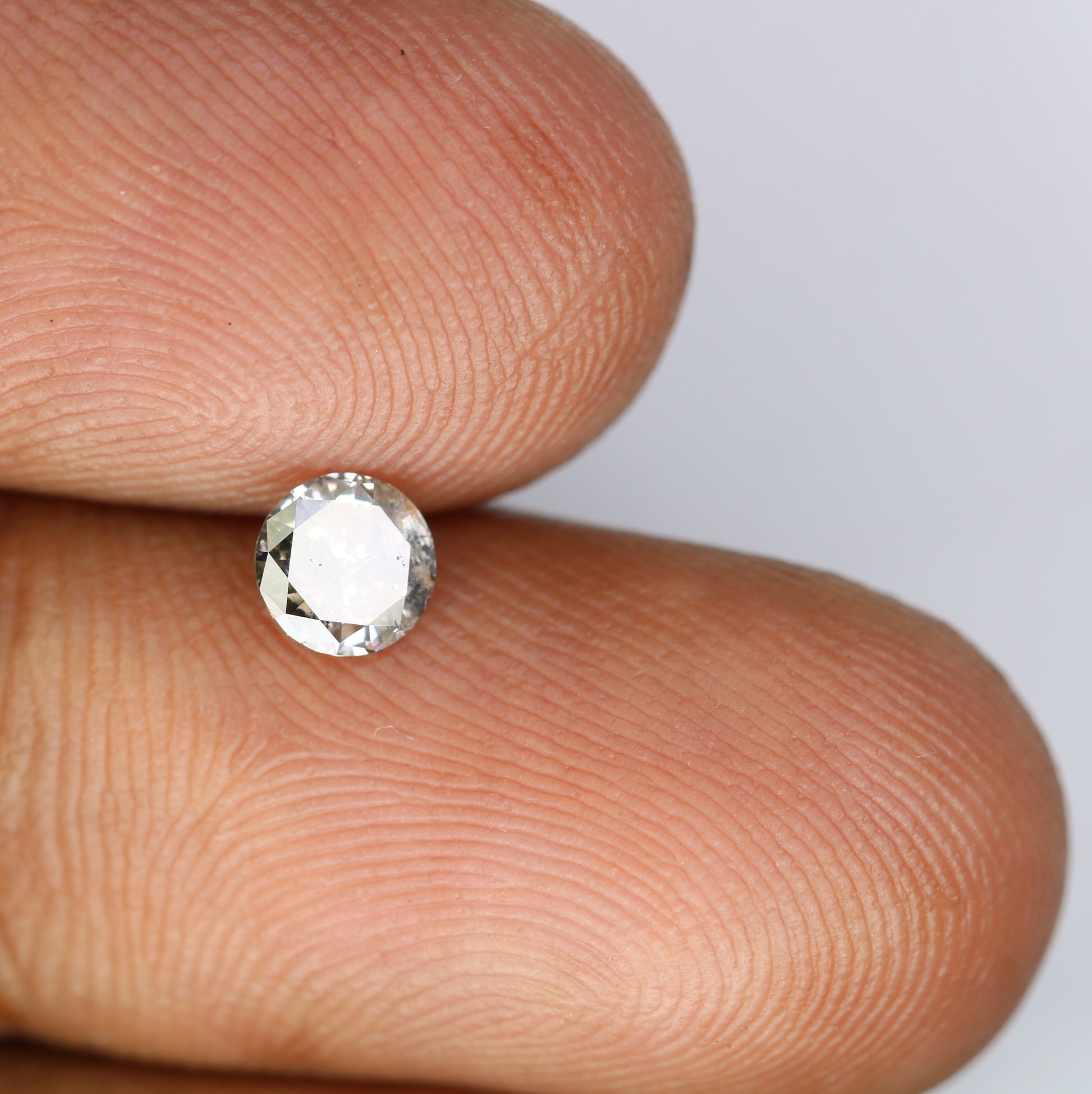 0.40 CT 5.00 x 2.40 MM Round Brilliant Cut Salt and Pepper Diamond for Custom Engagement Rings, Unique Fine Jewelry & Ethical Bridal Jewelry - JayKrishna Diamond