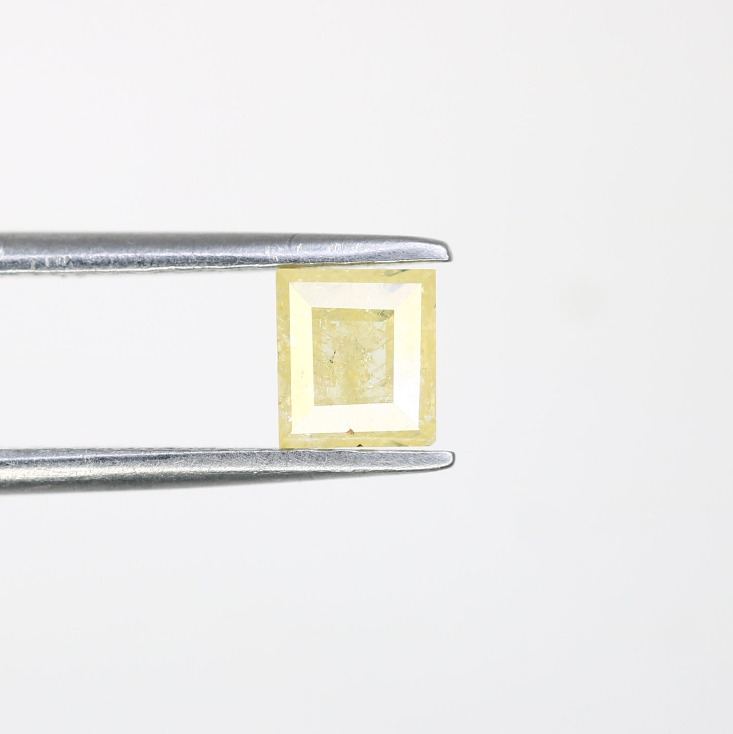 0.66 CT 4.80 MM Rectangle Shape Light Yellow Fancy Diamond for Engagement Ring - Unique Gemstone for Custom Bridal Jewelry Designs - JayKrishna Diamond