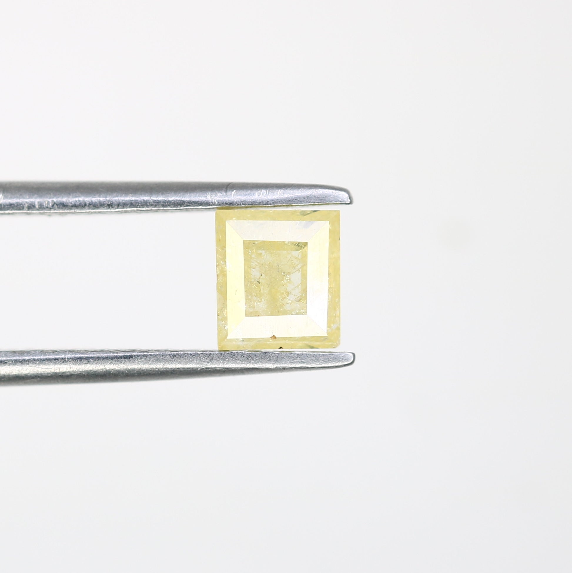 0.66 CT 4.80 MM Rectangle Shape Light Yellow Fancy Diamond for Engagement Ring - Unique Gemstone for Custom Bridal Jewelry Designs - JayKrishna Diamond
