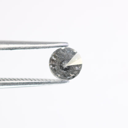 0.49 CT 4.70 MM Salt And Pepper Natural Round Brilliant Cut Diamond For Engagement Ring - JayKrishna Diamond
