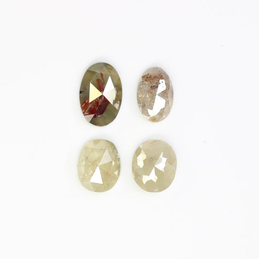 1.54 CT Loose Grey Oval Cut 5.00 MM Natural Diamond For Engagement Ring - JayKrishna Diamond