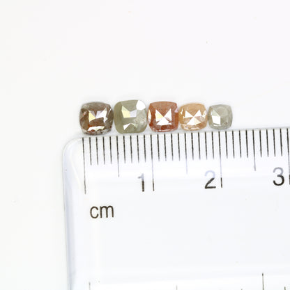 2.04 CT Polished Cushion Shape Fancy 5.00 MM Grey Diamond For Designer Jewelry - JayKrishna Diamond