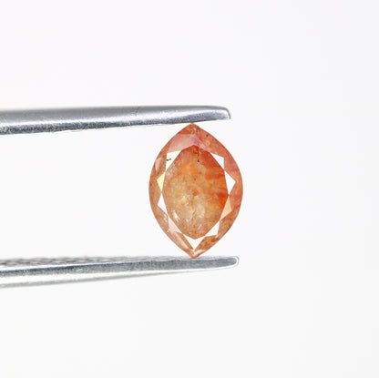 0.62 CT Marquise Shape Peach Diamond (6.20 MM) for a Captivating Engagement Ring: Distinctive Gemstone Jewelry Choice - JayKrishna Diamond