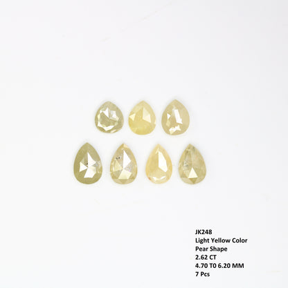 2.62 CT Fancy Yellow Pear Shape 4.70 MM Diamond For Engagement Ring - JayKrishna Diamond