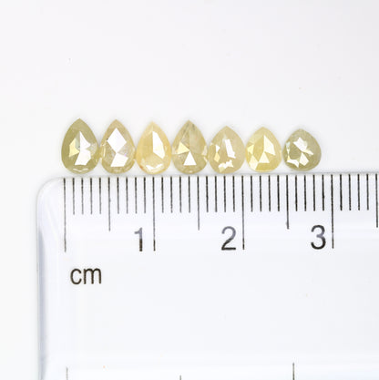 2.62 CT Fancy Yellow Pear Shape 4.70 MM Diamond For Engagement Ring - JayKrishna Diamond