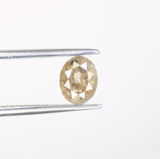0.64 CT Oval Shape Natural Brown Diamond for Engagement Ring - Unique Earth-Mined Gemstone for Custom Jewelry - JayKrishna Diamond