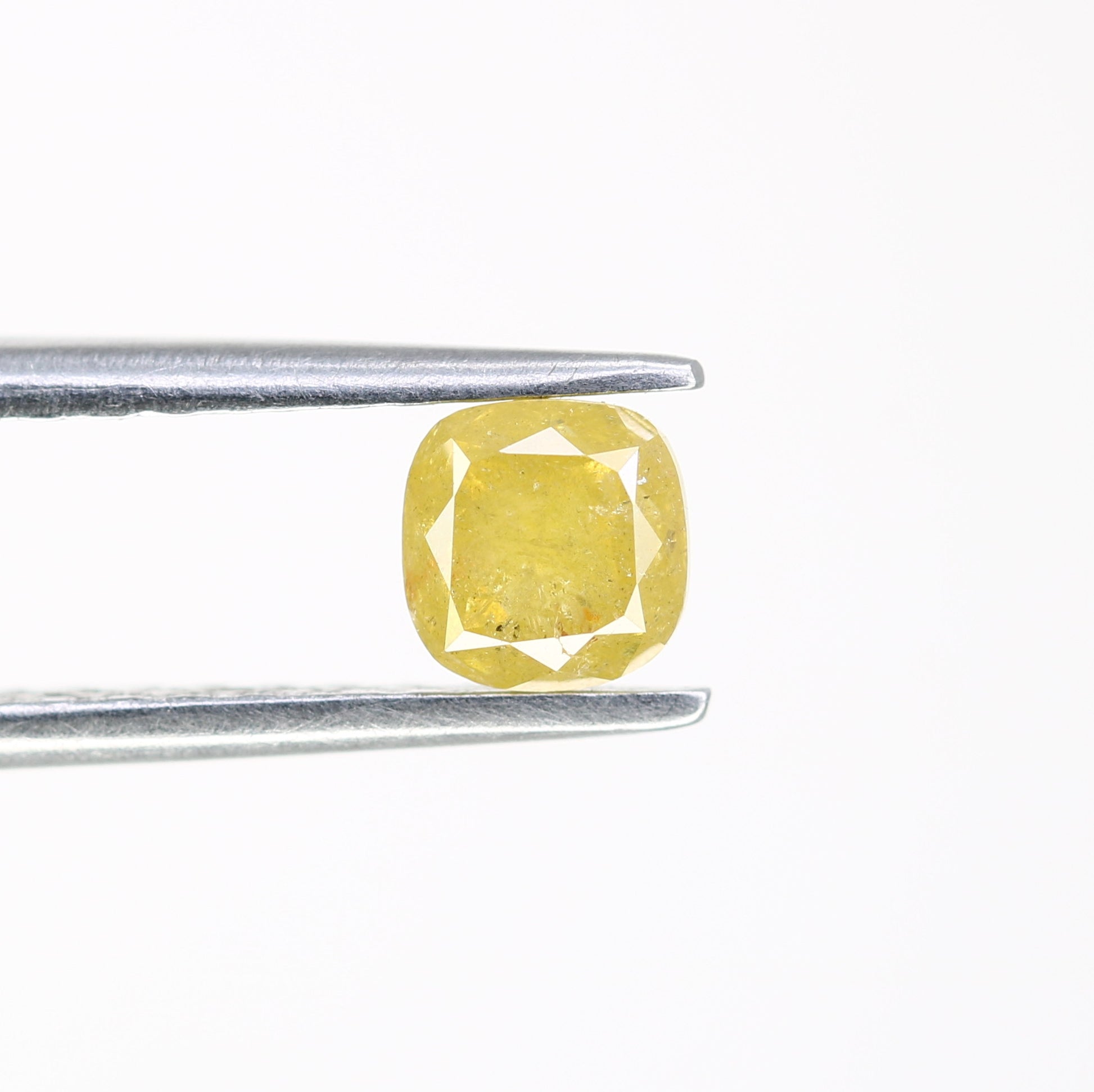 0.70 CT Cushion Shape Yellow Loose Diamond For Engagement Ring - JayKrishna Diamond