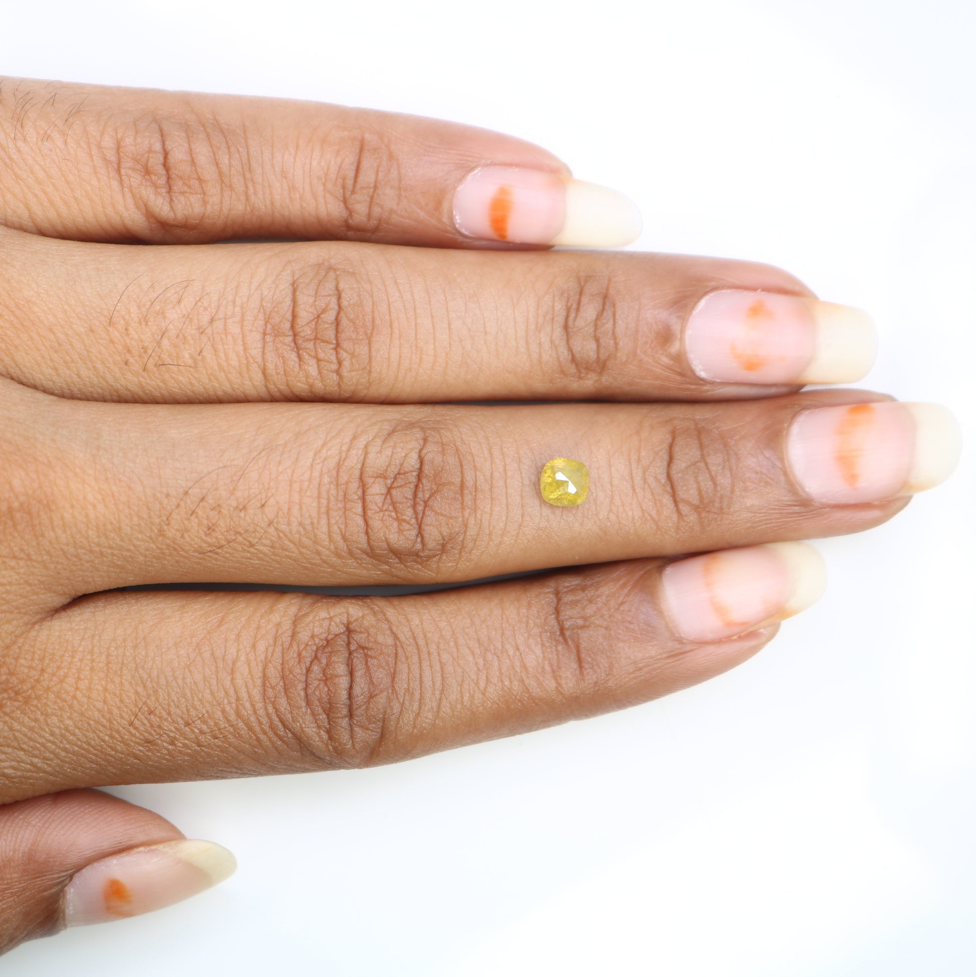 0.70 CT Cushion Shape Yellow Loose Diamond For Engagement Ring - JayKrishna Diamond
