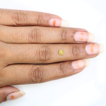 0.70 CT Cushion Shape Yellow Loose Diamond For Engagement Ring - JayKrishna Diamond