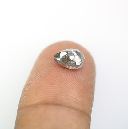1.49 Carat Natural Loose And Pepper Pear Shaped Diamond Ring - JayKrishna Diamond