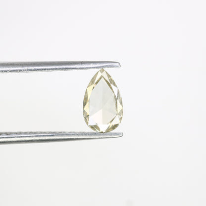 0.57 CT Fancy Light Yellow Pear-Shaped Diamond – Radiant Loose Gem for Celestial Galaxy Rings - JayKrishna Diamond