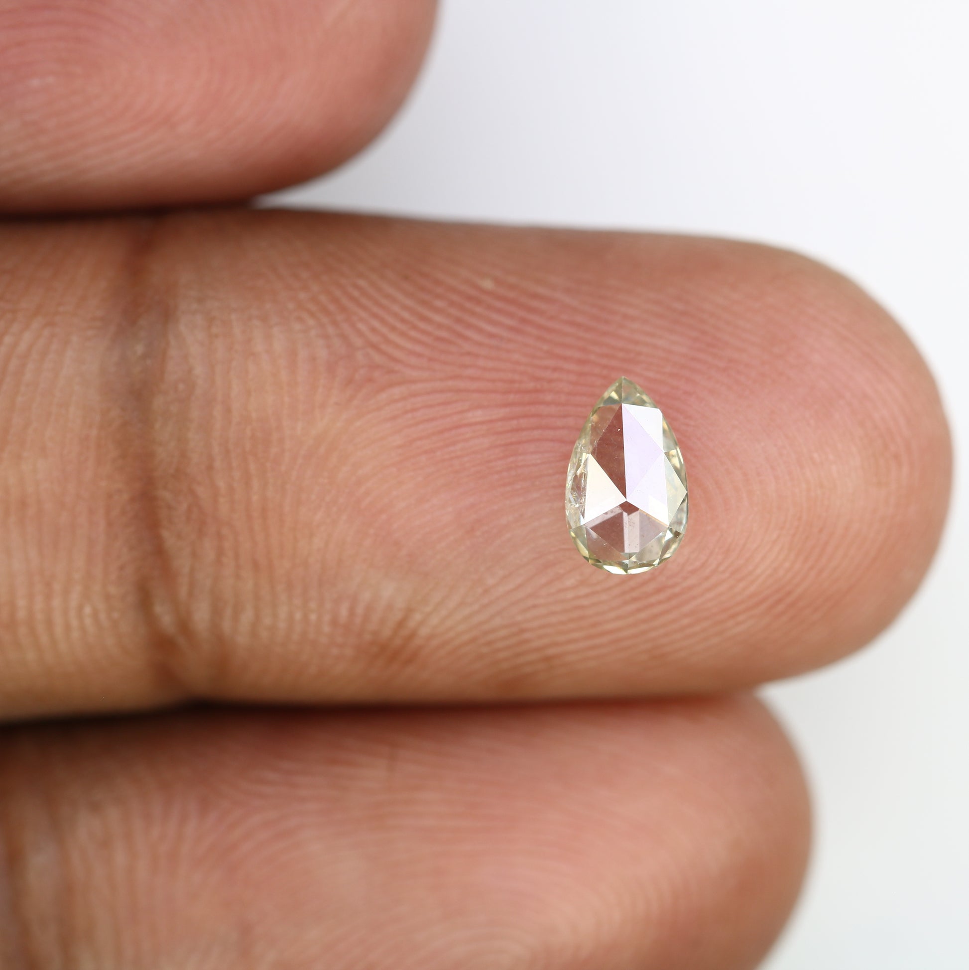 0.57 CT Fancy Light Yellow Pear-Shaped Diamond – Radiant Loose Gem for Celestial Galaxy Rings - JayKrishna Diamond