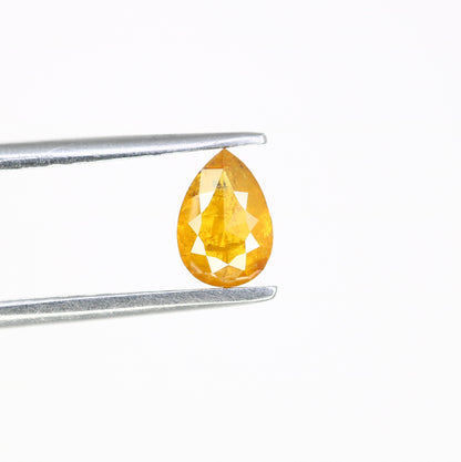 0.45 Natural Dark Yellow Loose Pear Cut Diamond For Galaxy Ring - JayKrishna Diamond