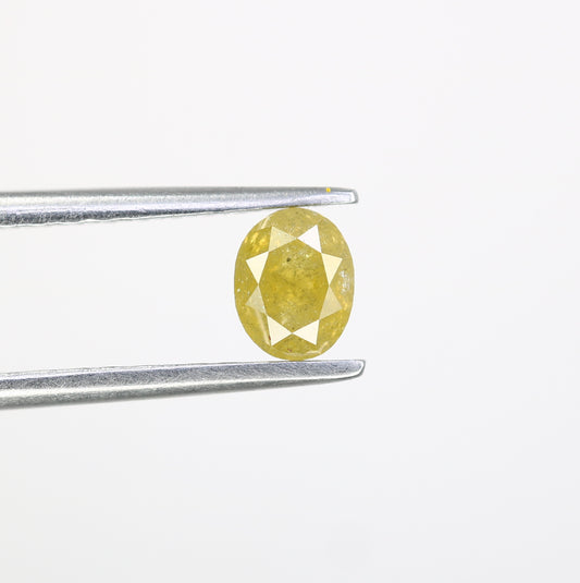 0.46 CT Oval Shape Loose Yellow Diamond For Engagement Ring - JayKrishna Diamond