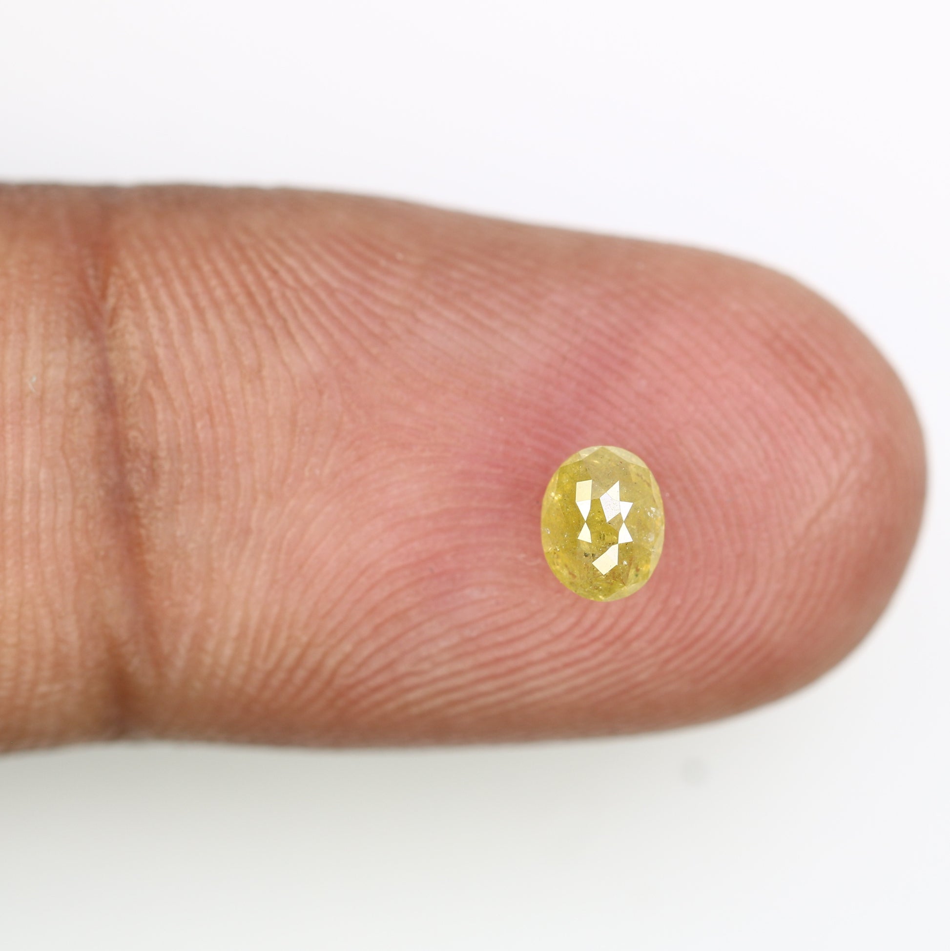 0.46 CT Oval Shape Loose Yellow Diamond For Engagement Ring - JayKrishna Diamond