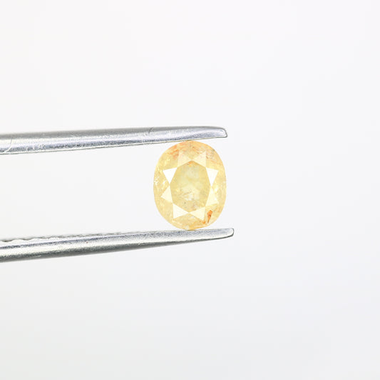 0.45 CT Oval Shape Loose Light Yellow Diamond for Engagement Ring and Custom Bridal Jewelry Design - JayKrishna Diamond