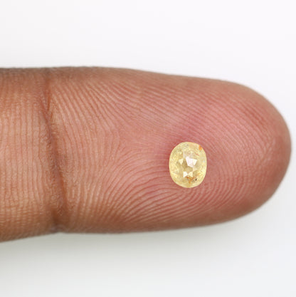 0.45 CT Oval Shape Loose Light Yellow Diamond for Engagement Ring and Custom Bridal Jewelry Design - JayKrishna Diamond