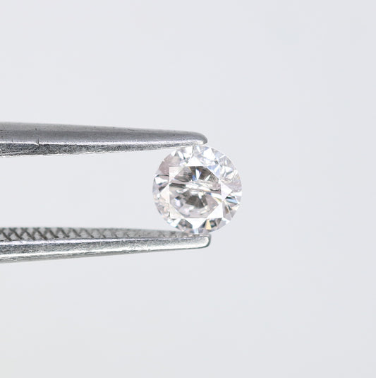 0.24 CT Natural Round Brilliant Cut Very Light Pink Diamond – Perfect for Engagement Rings | High-Quality Pink Diamond Jewelry - JayKrishna Diamond
