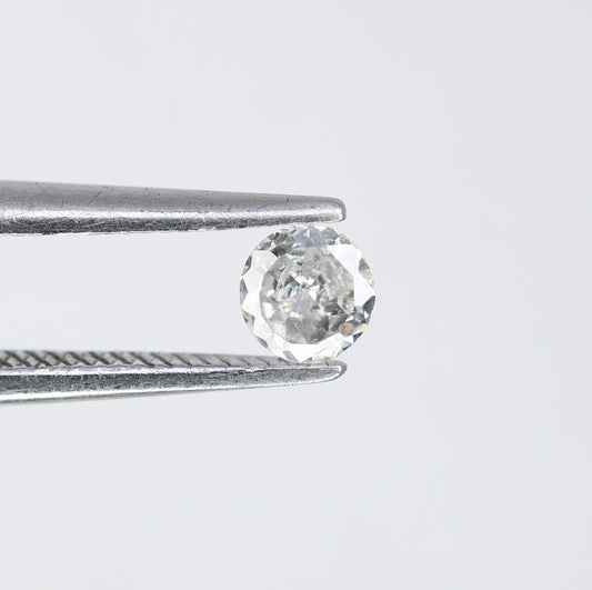0.16 CT 2.80 MM Salt And Pepper Round Brilliant Cut Diamond For Engagement Ring - JayKrishna Diamond