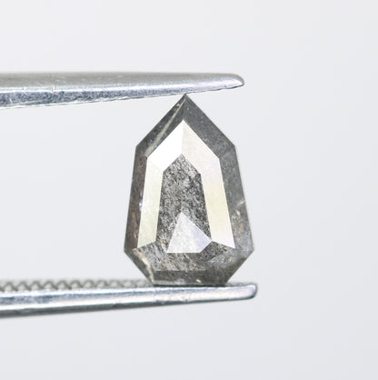 0.90 Carat Shield Shape Loose Salt And Pepper Diamond - JayKrishna Diamond