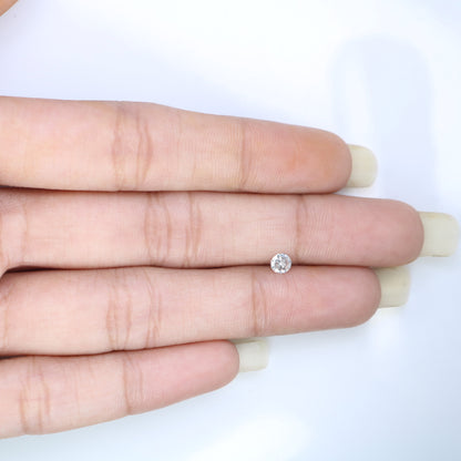 0.16 CT 2.80 MM Salt And Pepper Round Brilliant Cut Diamond For Engagement Ring - JayKrishna Diamond