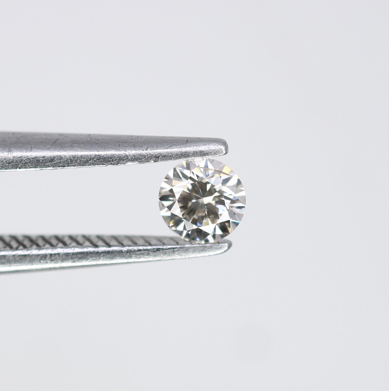 0.15 CT 3.40 x 2.10 MM Very Light Green Round Brilliant Cut Diamond – Perfect for Engagement Rings and Custom Jewelry - JayKrishna Diamond