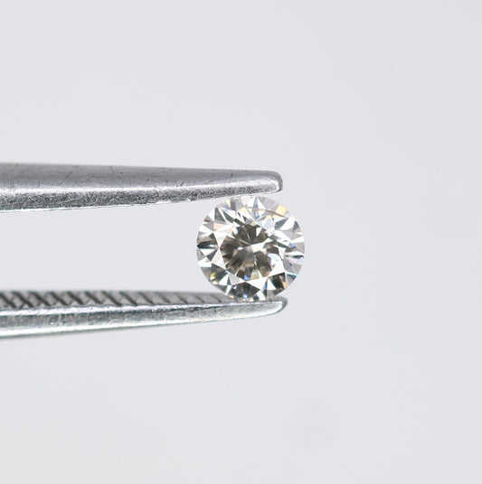 0.15 CT 3.40 x 2.10 MM Very Light Green Round Brilliant Cut Diamond – Perfect for Engagement Rings and Custom Jewelry - JayKrishna Diamond