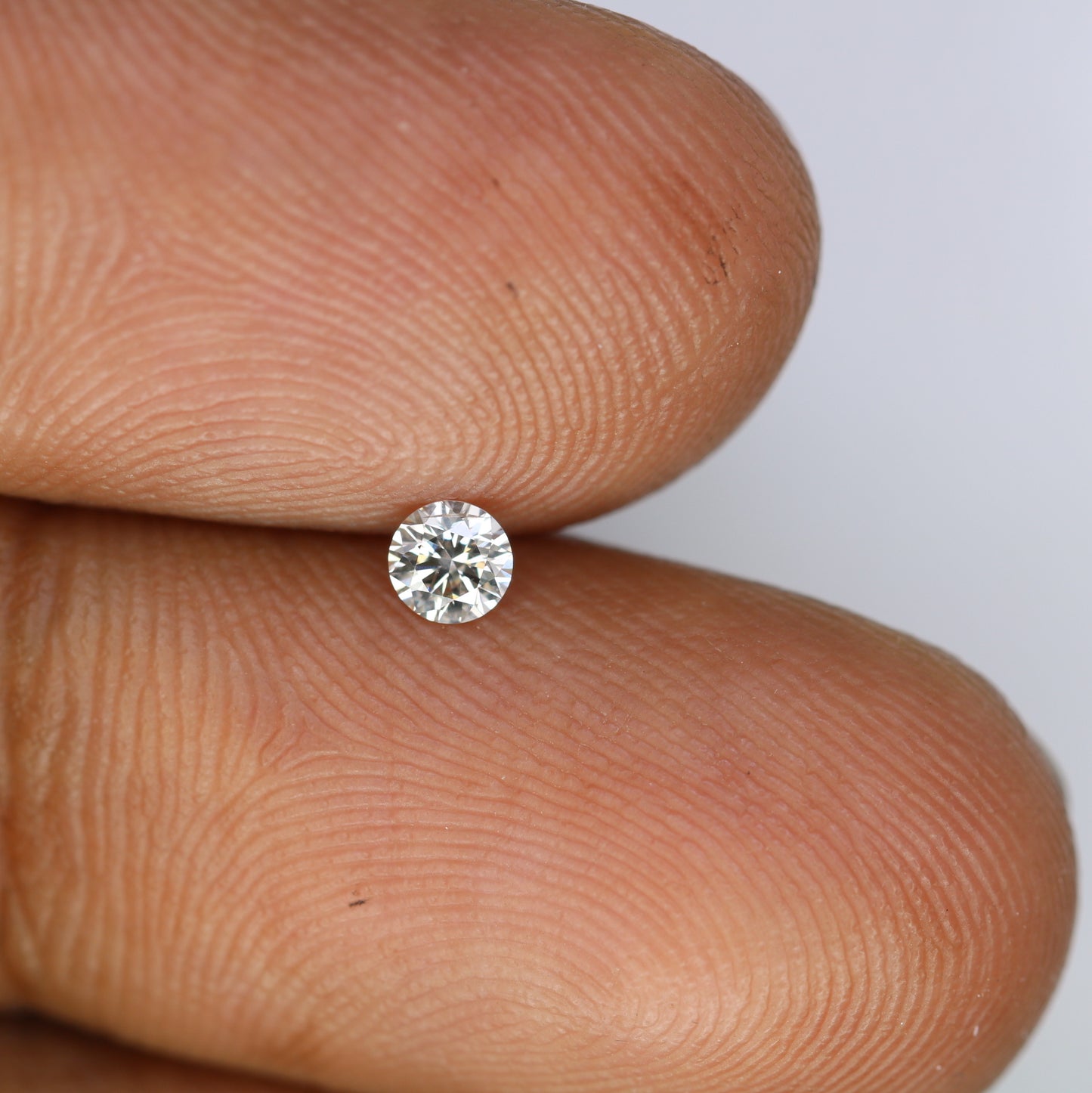 0.15 CT 3.40 x 2.10 MM Very Light Green Round Brilliant Cut Diamond – Perfect for Engagement Rings and Custom Jewelry - JayKrishna Diamond