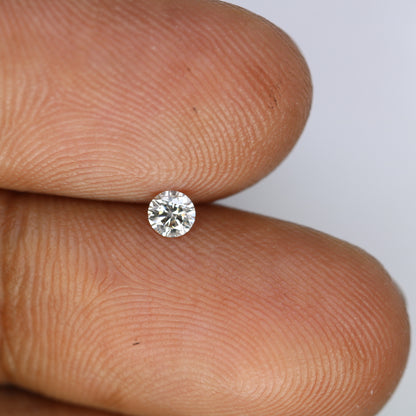 0.15 CT 3.40 x 2.10 MM Very Light Green Round Brilliant Cut Diamond – Perfect for Engagement Rings and Custom Jewelry - JayKrishna Diamond