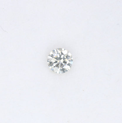 0.15 CT 3.40 x 2.10 MM Very Light Green Round Brilliant Cut Diamond – Perfect for Engagement Rings and Custom Jewelry - JayKrishna Diamond