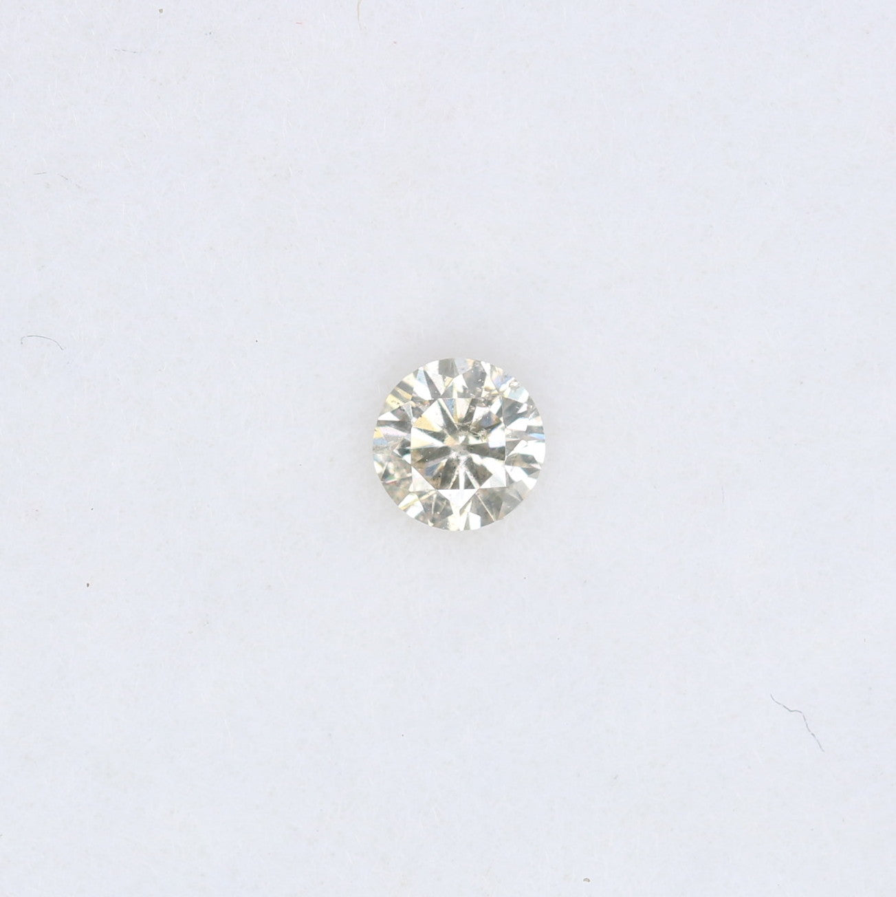 0.12 CT 3.10 x 1.90 MM Round Brilliant Cut Light Yellow Salt and Pepper Diamond for Engagement Rings, Custom Jewelry and Elegant Promise Rings - JayKrishna Diamond