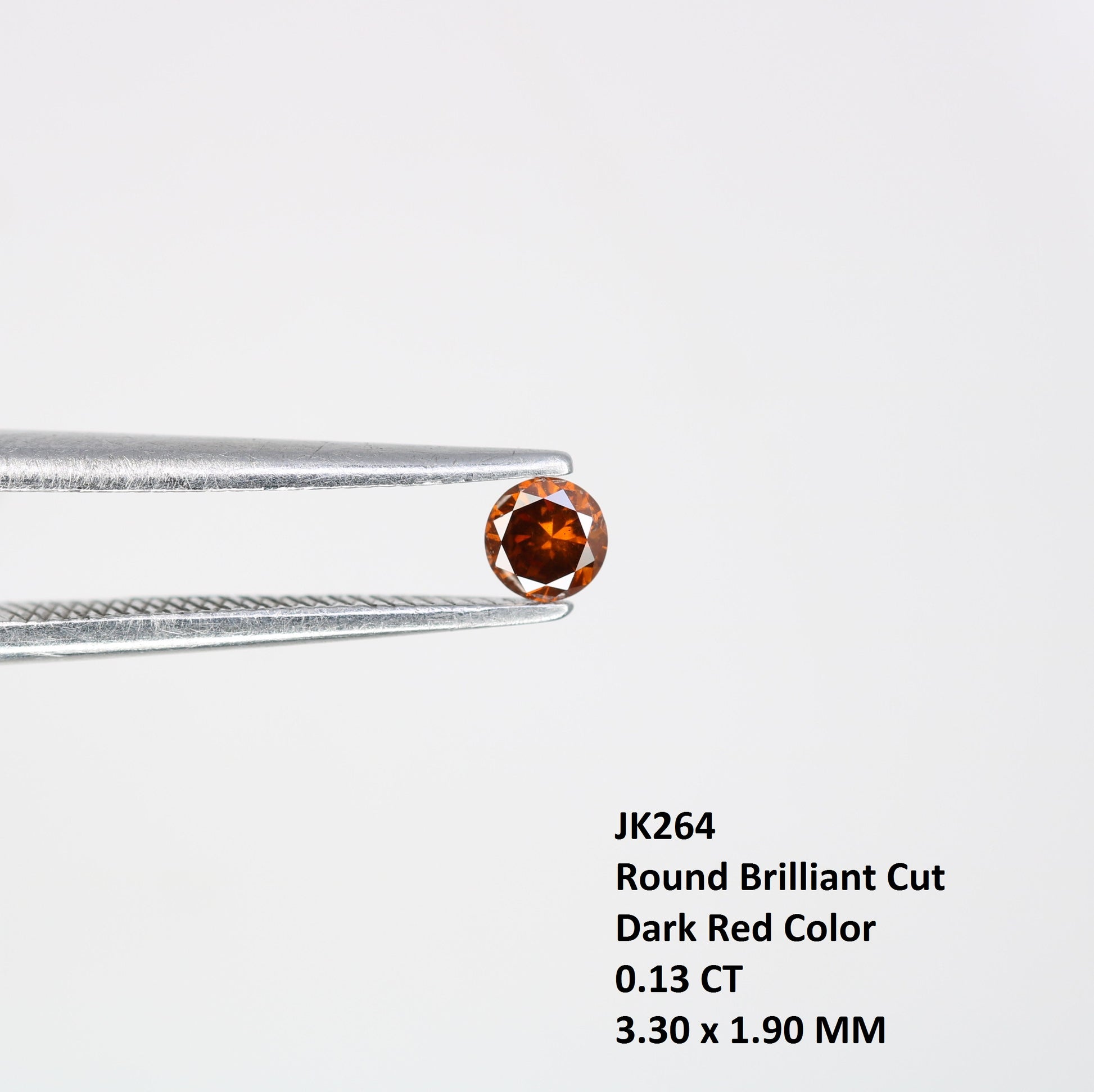 0.13 CT 3.30 MM Natural Round Brilliant Cut Salt and Pepper Diamond for Engagement Rings, Custom Jewelry and Stylish Bracelets - JayKrishna Diamond