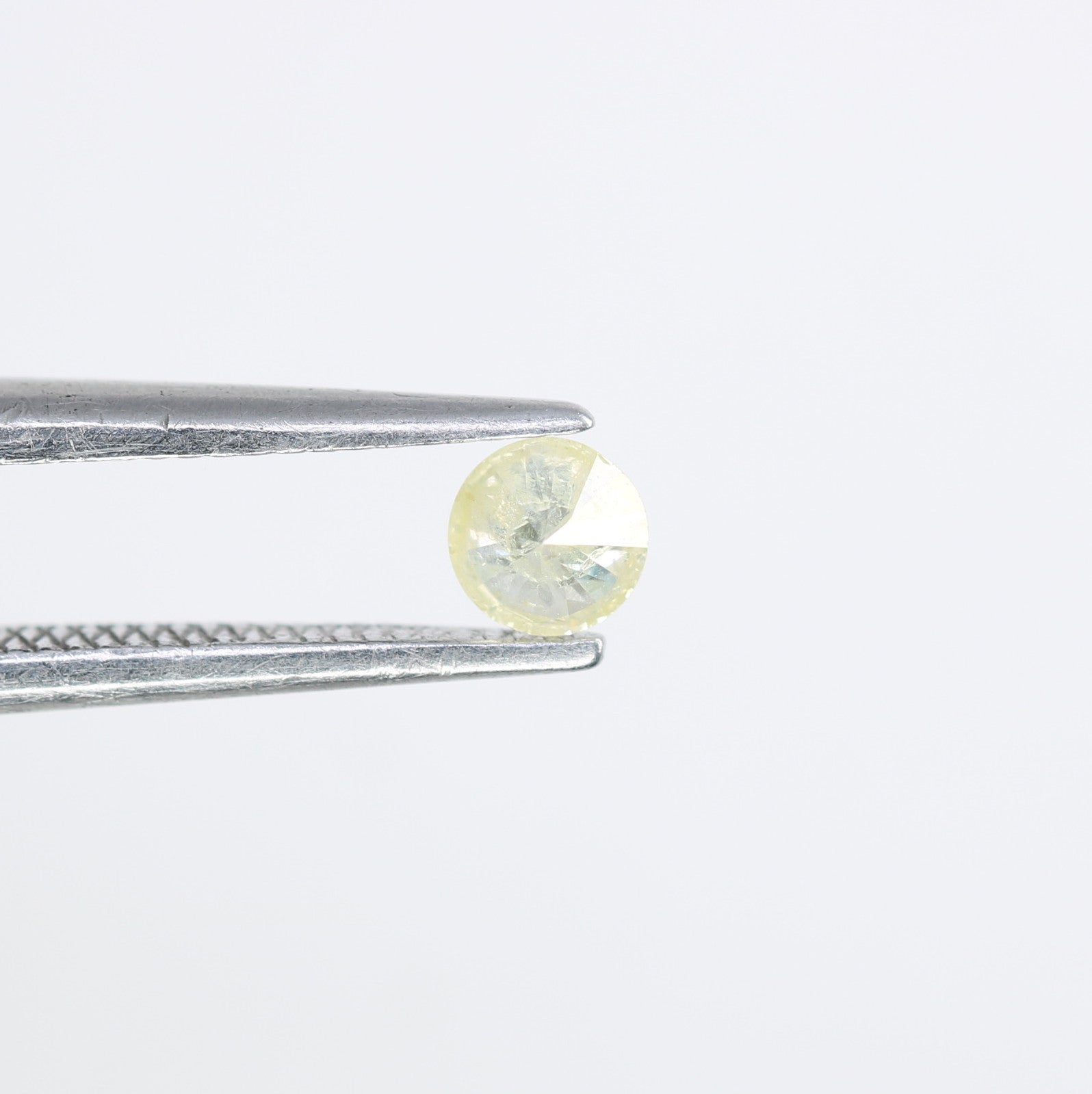 0.15 CT 3.40 x 2.10 MM Round Light Yellow Brilliant Cut Diamond – Ideal for Engagement Rings and Custom Jewelry - JayKrishna Diamond
