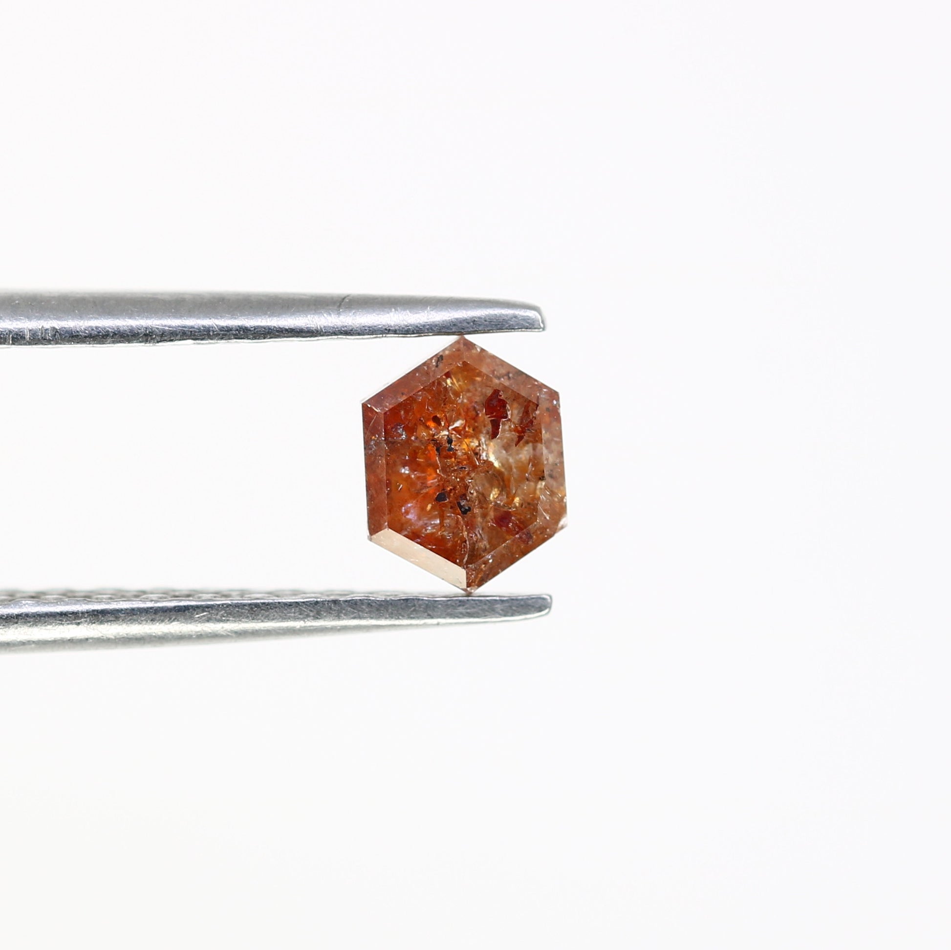 0.54 CT Elongated Hexagon Shape Natural Red Loose Diamond For Wedding Ring - JayKrishna Diamond