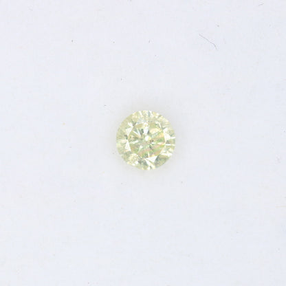0.14 CT 3.40 MM Natural Light Yellow Round Brilliant Cut Salt and Pepper Diamond for Engagement Rings, Custom Jewelry and Chic Bracelets - JayKrishna Diamond