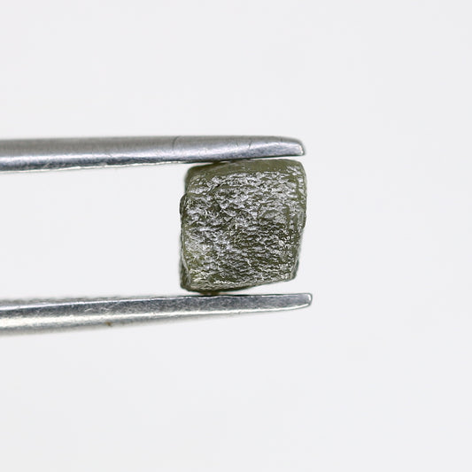 0.99 Carat Grey Color Natural Loose Unique Congo Cube Shape Raw Diamond - JayKrishna Diamond