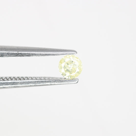 0.11 CT 3.00 MM Brilliant Cut Round Light Yellow Salt and Pepper Diamond for Engagement Rings, Custom Jewelry and Elegant Promise Rings - JayKrishna Diamond