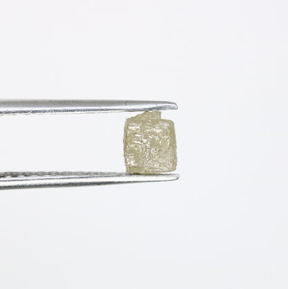1.28 Carat Grey Color Congo Cube Raw Loose Rough Diamond For Wedding Ring - JayKrishna Diamond