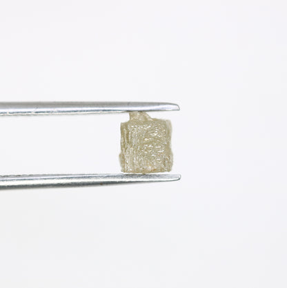 1.28 Carat Grey Color Congo Cube Raw Loose Rough Diamond For Wedding Ring - JayKrishna Diamond