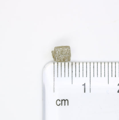 1.28 Carat Grey Color Congo Cube Raw Loose Rough Diamond For Wedding Ring - JayKrishna Diamond