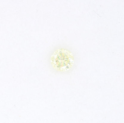 0.11 CT Natural Light Yellow Round Brilliant Cut Salt and Pepper Diamond for Engagement Rings, Custom Jewelry and Chic Bracelets - JayKrishna Diamond