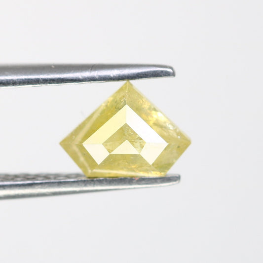 0.65 Carat 5 MM Loose Rustic Yellow Diamond for Earrings - Unique Natural Gemstone for Custom Jewelry Design - JayKrishna Diamond