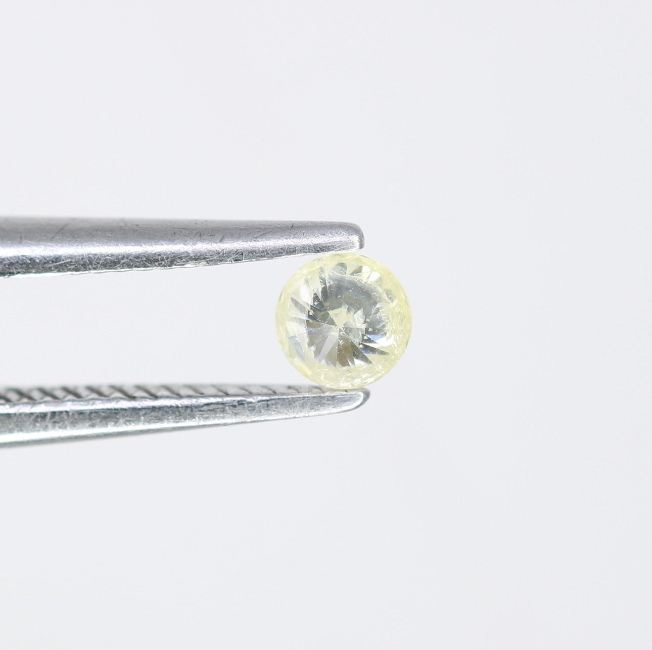 0.12 CT Round Brilliant Cut Natural Light Yellow Diamond – 3.00 x 1.90 MM, Ideal for Engagement Rings, Custom Jewelry, and Fine Accessories - JayKrishna Diamond