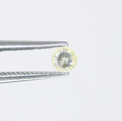 0.12 CT Round Brilliant Cut Natural Light Yellow Diamond – 3.00 x 1.90 MM, Ideal for Engagement Rings, Custom Jewelry, and Fine Accessories - JayKrishna Diamond