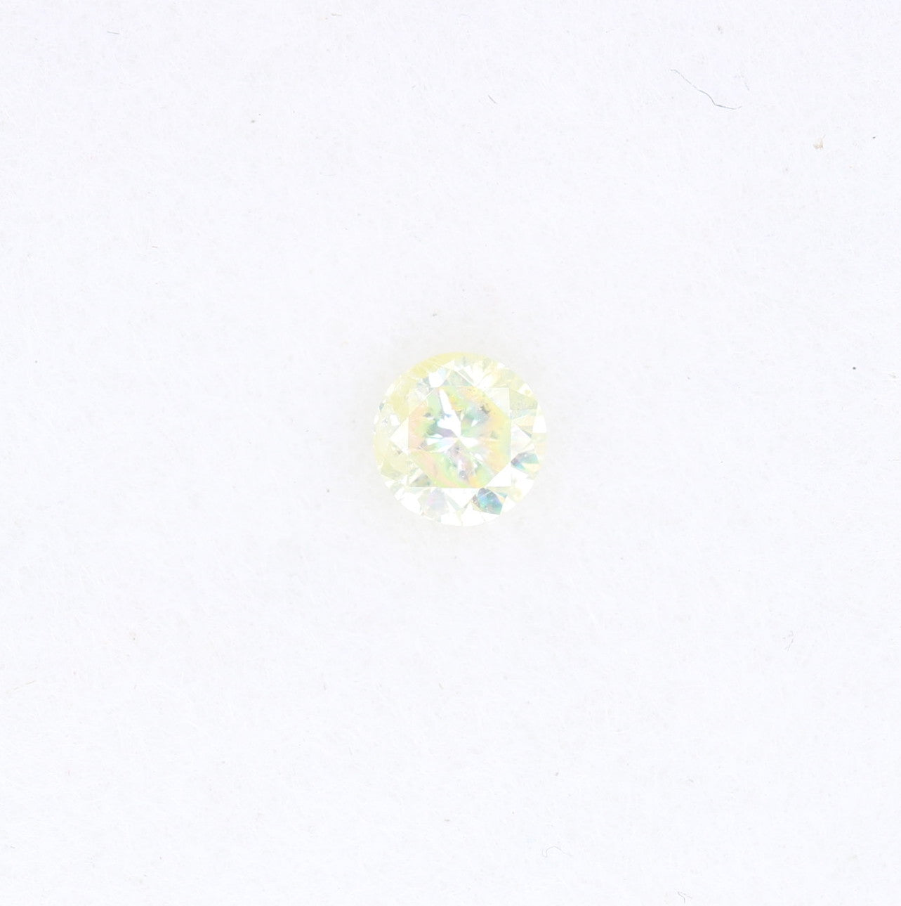 0.12 CT Round Brilliant Cut Natural Light Yellow Diamond – 3.00 x 1.90 MM, Ideal for Engagement Rings, Custom Jewelry, and Fine Accessories - JayKrishna Diamond