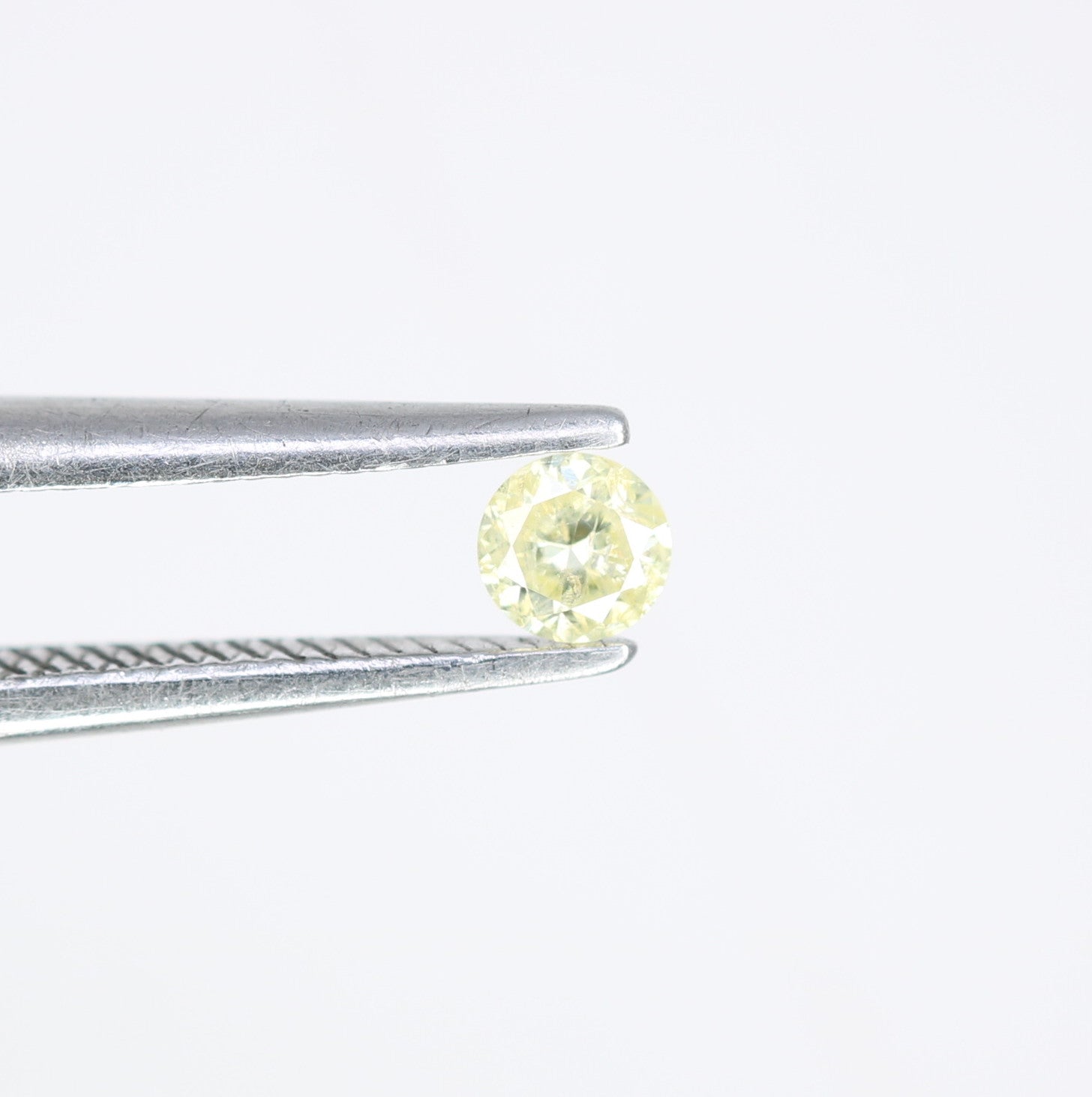 0.11 CT 3.00 MM Loose Round Brilliant Cut Light Yellow Salt and Pepper Diamond for Engagement Rings, Custom Jewelry and Chic Bracelets - JayKrishna Diamond